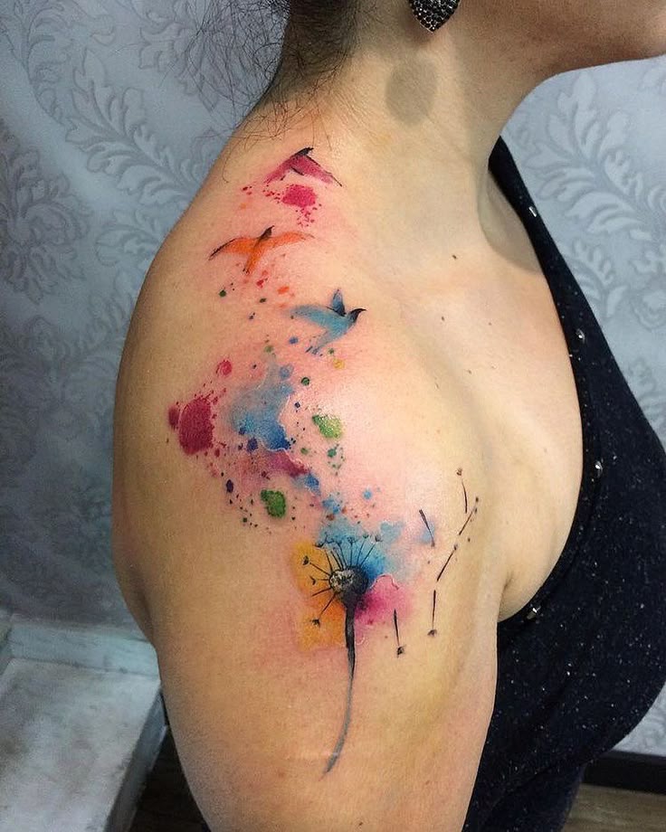 500+ best watercolor tattoo ideas for women 2026