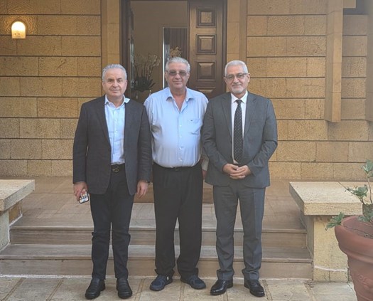 عطية ودرغام بحثا مع فارس شؤون لبنان السياسية عطية ودرغام بحثا مع فارس شؤون لبنان السياسية