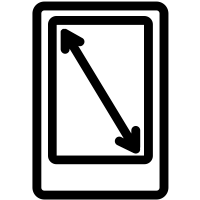 Download static and animated icon size vector icons for free in png, svg, gif formats. Screen Size Icon Download Screen Size Icon 311754 Noun Project