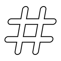 Download this hashtag icon in outline style from the user interface optimal category. Hashtag Icons Download Free Vector Icons Noun Project