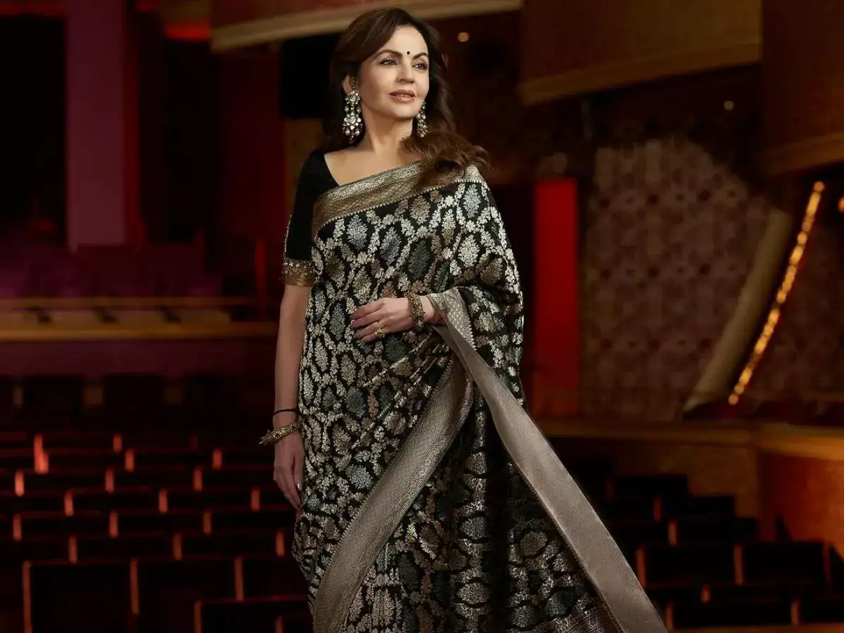 Nita Ambani: All about the Banarasi Jangla sari which Nita Ambani was spotted wearing recently
