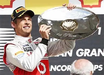 Jenson Button Wins Belgian Grand Prix The Times Of India