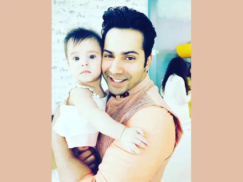 Varun dhawan shares an adorable picture with karan johar's daughter roohi