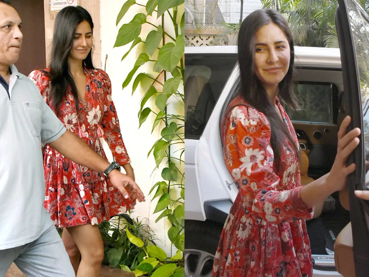 Katrina Kaif Just Repeated The Red Dress She Wore For Her Dinner Date With Vicky Kaushal Times Of India