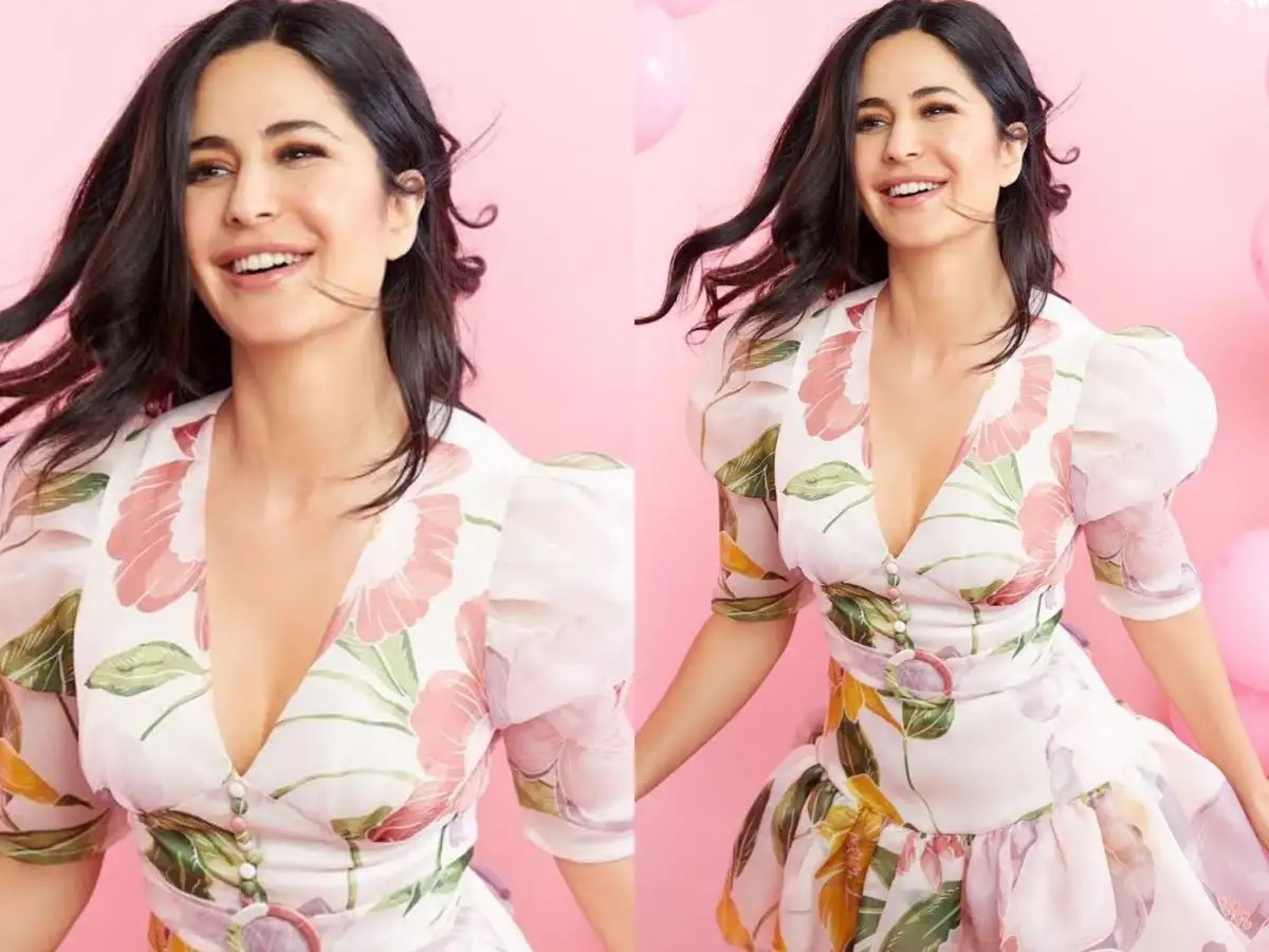 Katrina Kaif Picks Up A Pretty Floral Dress For Her First Business Anniversary The Times Of India