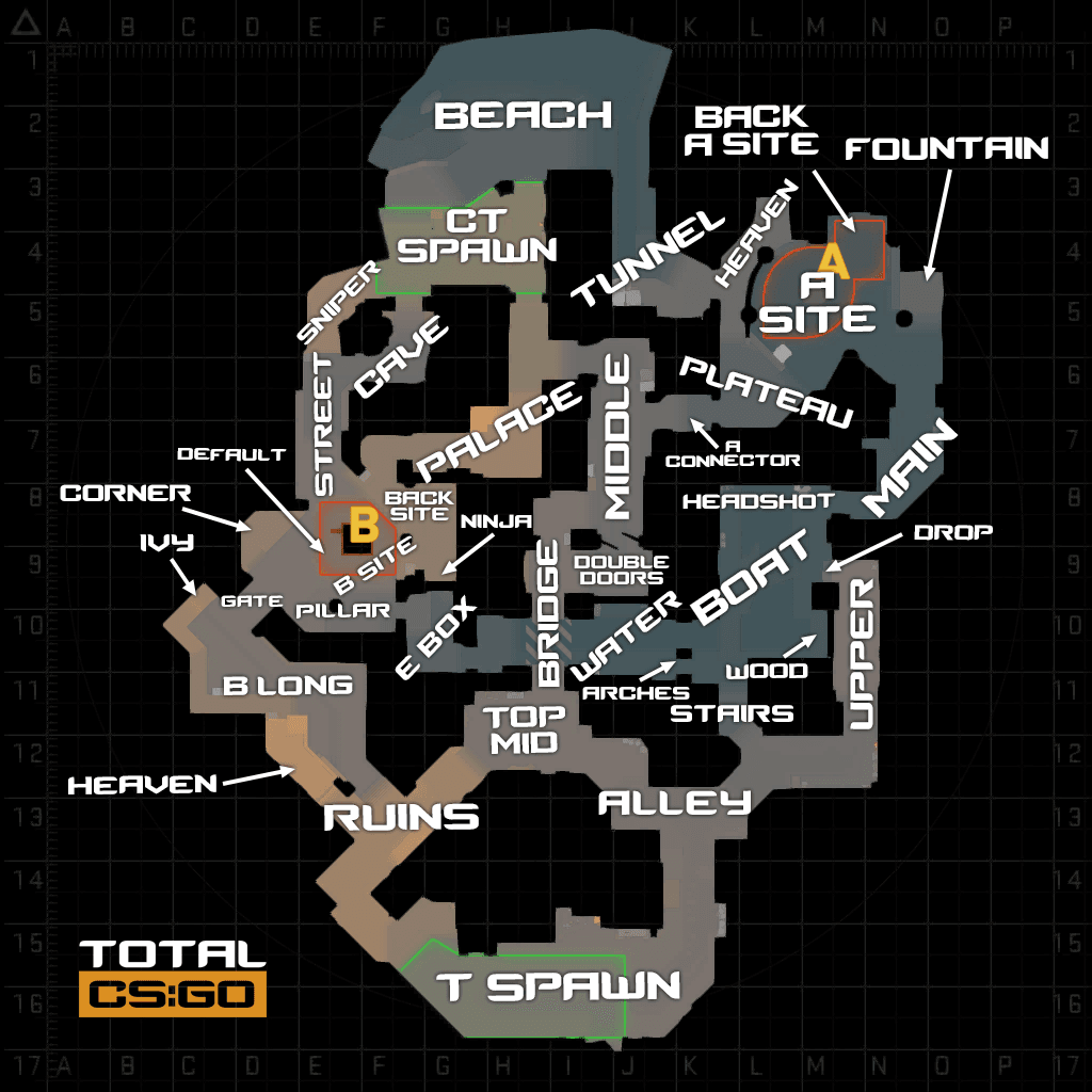 All CS2 Callouts Interactive Maps 2026 Total CS De Anubis Radar Annotated 5976c09e20 