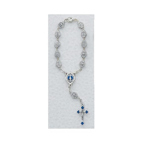 Metal Miraculous Auto Rosary