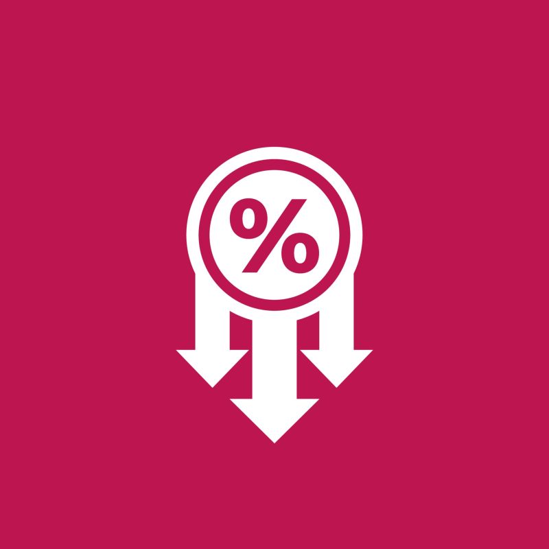 Profit Decrease Falling Rates Line Icon 5972655 Vector Art At Vecteezy - Ultra HD City Images for Desktop