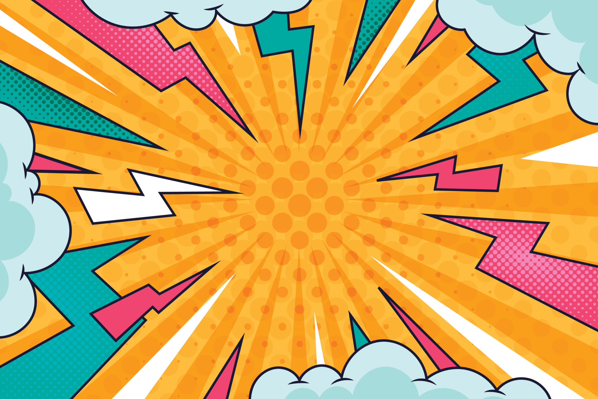 Pop art background 8967310 vector art at vecteezy