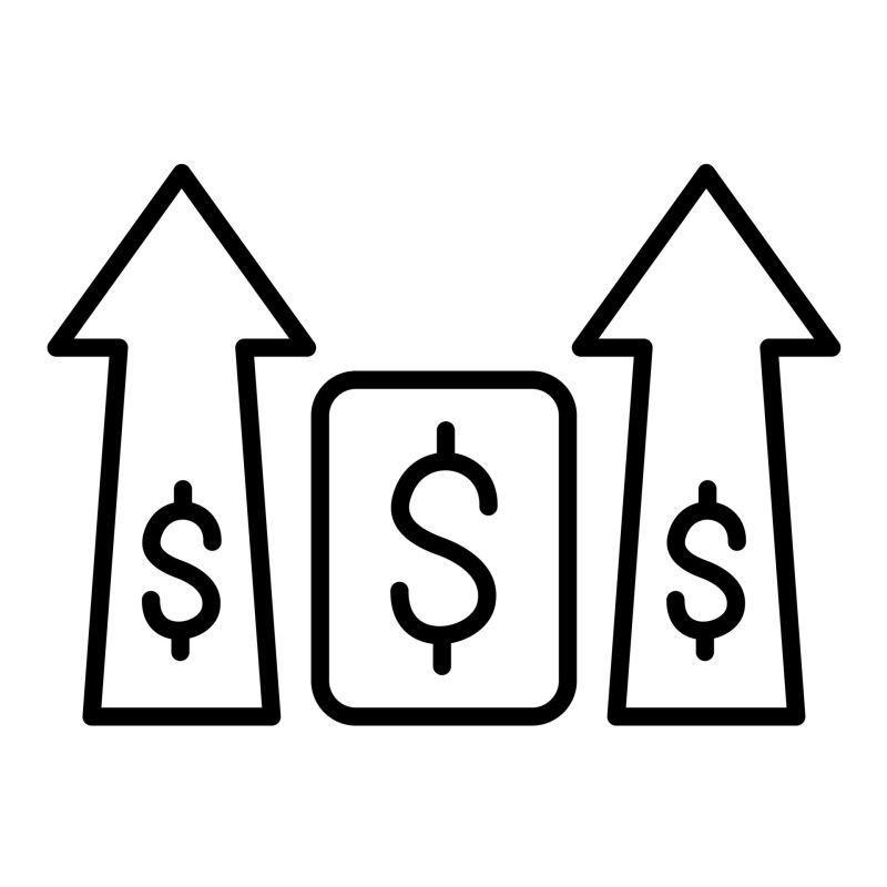 Increase And Decrease In Rate Icon Image Vector Image - Nature Backgrounds - Professional 4K Collection