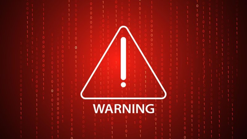 Abstract, warning, and warning triangle symbols Binary red background ...