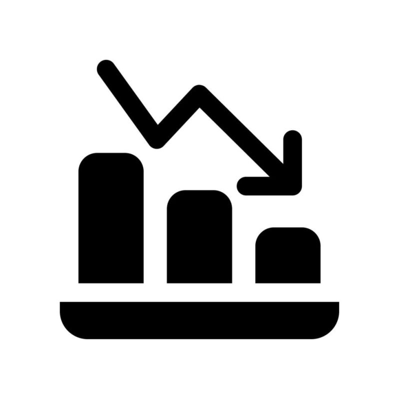 Decrease Icon For Your Website Design Logo App Ui 21377535 Vector - Download Modern Geometric Wallpaper | Ultra HD