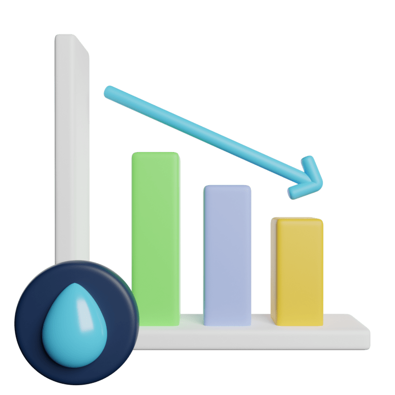 Decrease Chart Graph 46680678 Png - High Quality City Picture - Mobile