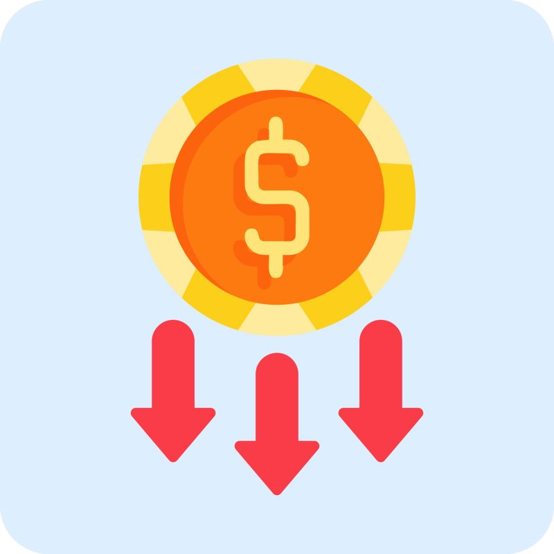 Decrease Vector Icon 16418972 Vector Art At Vecteezy - Best Mountain Arts in HD