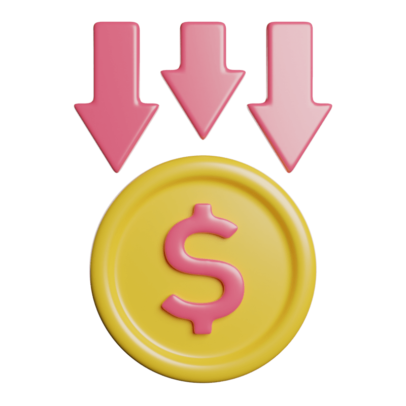 Analytics Decrease Graph 27950869 Png - Elegant Minimal Illustration - Ultra HD