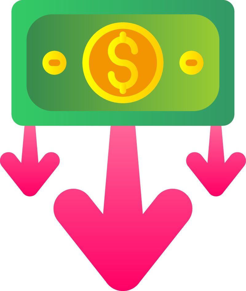 Decrease Flat Gradient Icon 38723416 Vector Art At Vecteezy - Incredible Ultra HD Light Designs | Free Download