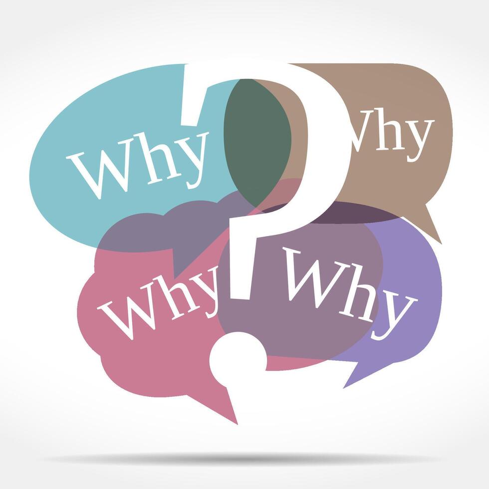 Why question with speech bubbles 59544568 vector art at vecteezy