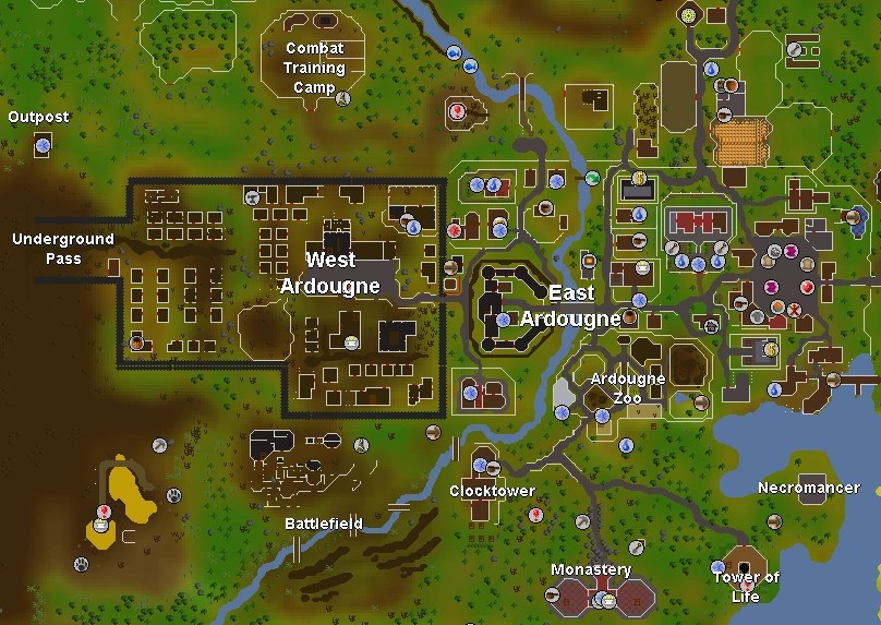 picture Ardougne Map ardougne 2006scape wiki fandom