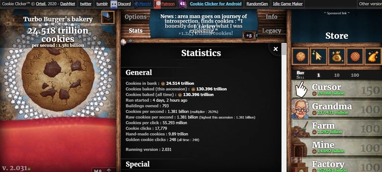 Cookie Clicker Ascension Guide When To Ascend Nerd Lodge Top posts june 25th 2020 Top posts of june 2020 Top posts 2020.
