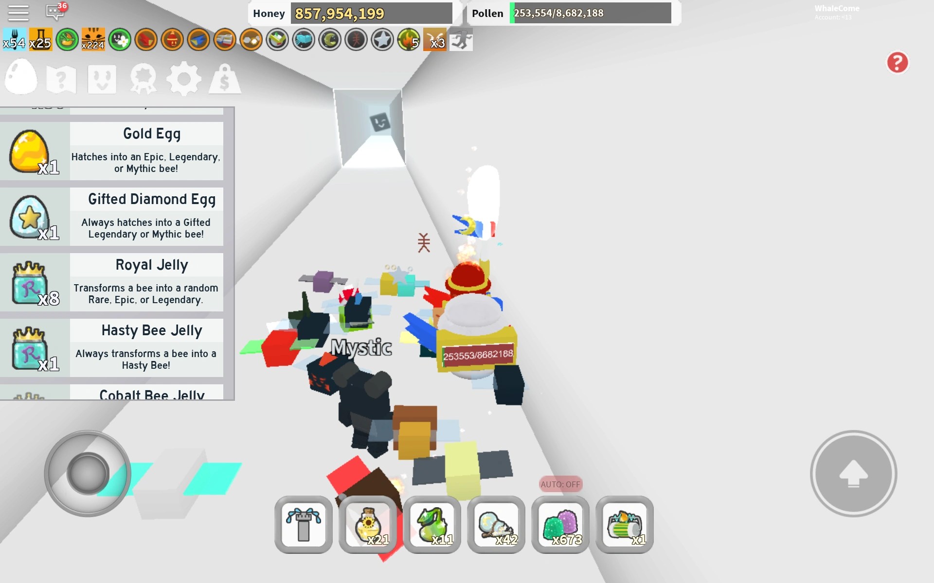 The bee swarm simulator working codes that we have listed above will help you in getting additional pollen & tokens. Gifted Diamond Egg Fandom