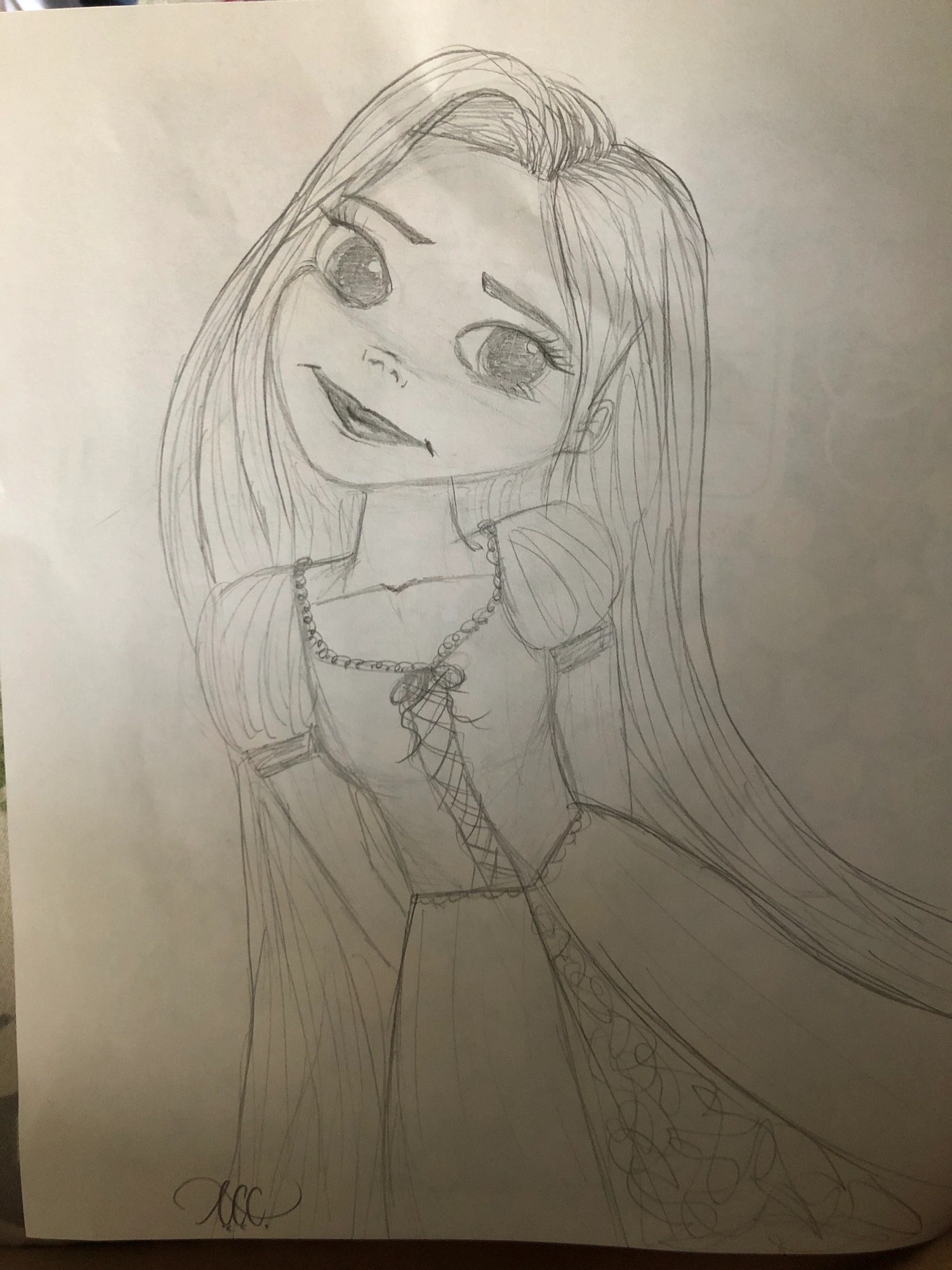 Rapunzel fanart rapunzel sketch, disney princess sketches, rapunzel drawing, . My Drawing Rapunzel Fandom