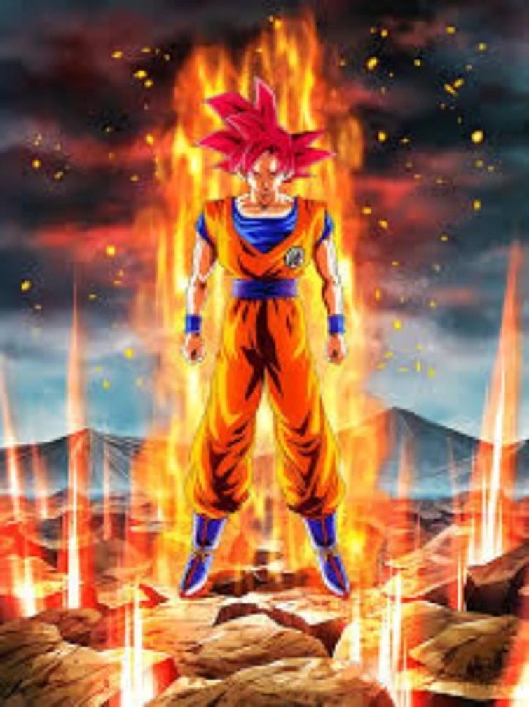 Choose resolution & download this wallpaper . Dragon Ball Theory How Much Of Super Saiyan God S Power Did Goku Absorb Fandom