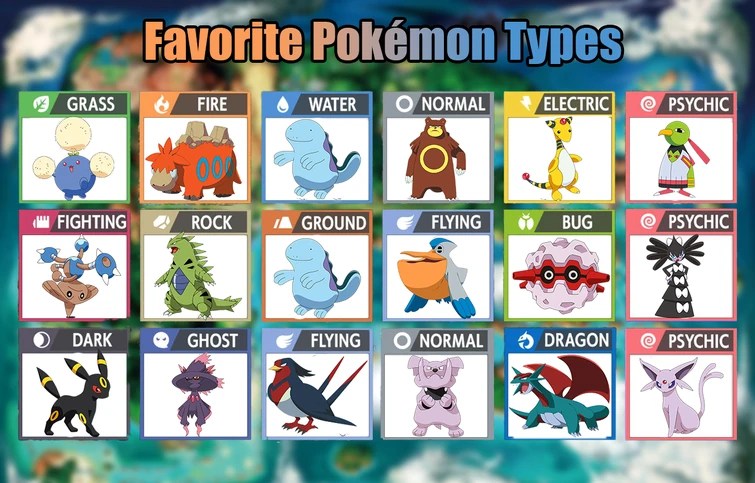 My pokemon type chart — favorite