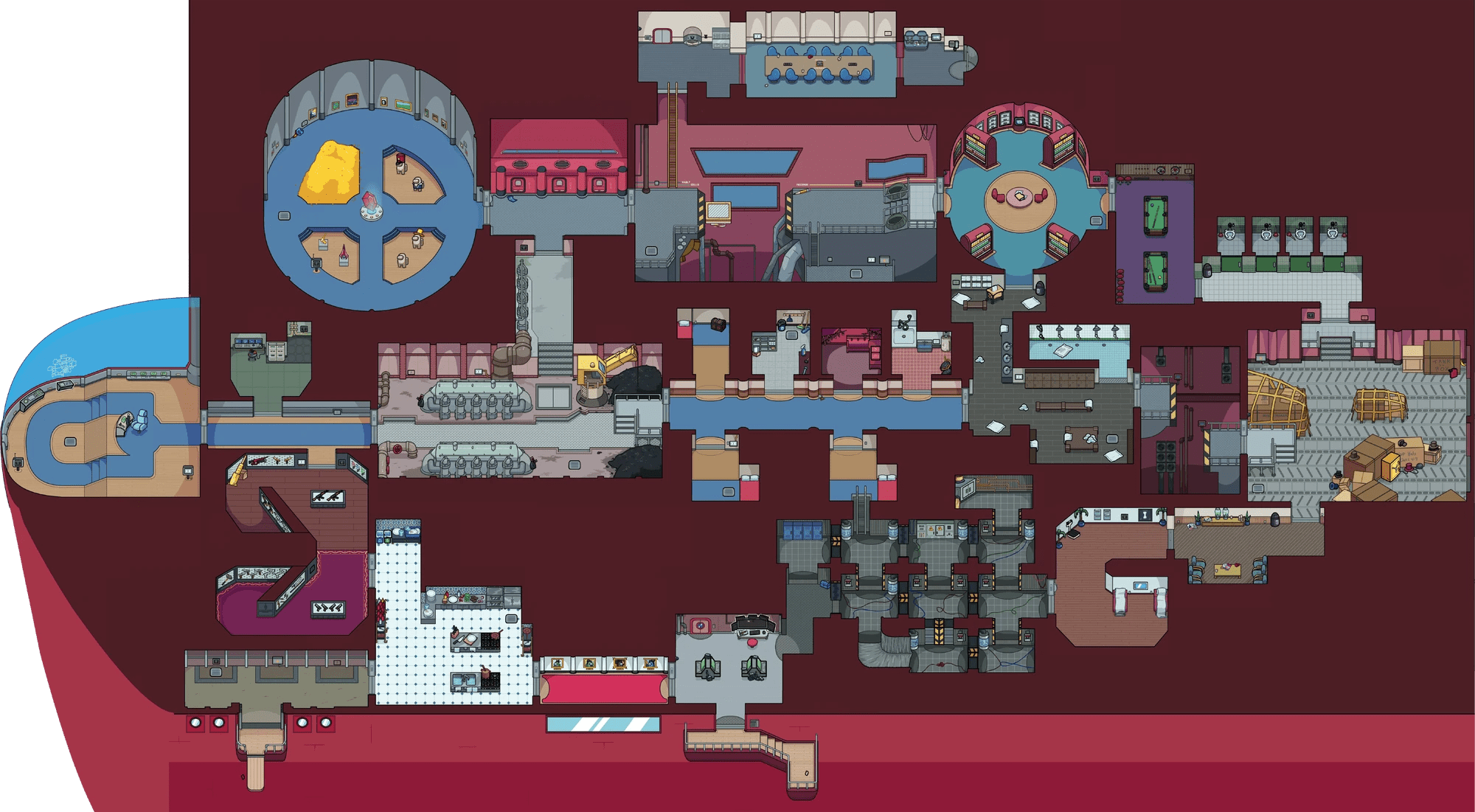 images Among Us Crew Ship Background among us wiki fandom