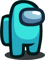images Amogus Guy Png cyan among us wiki fandom