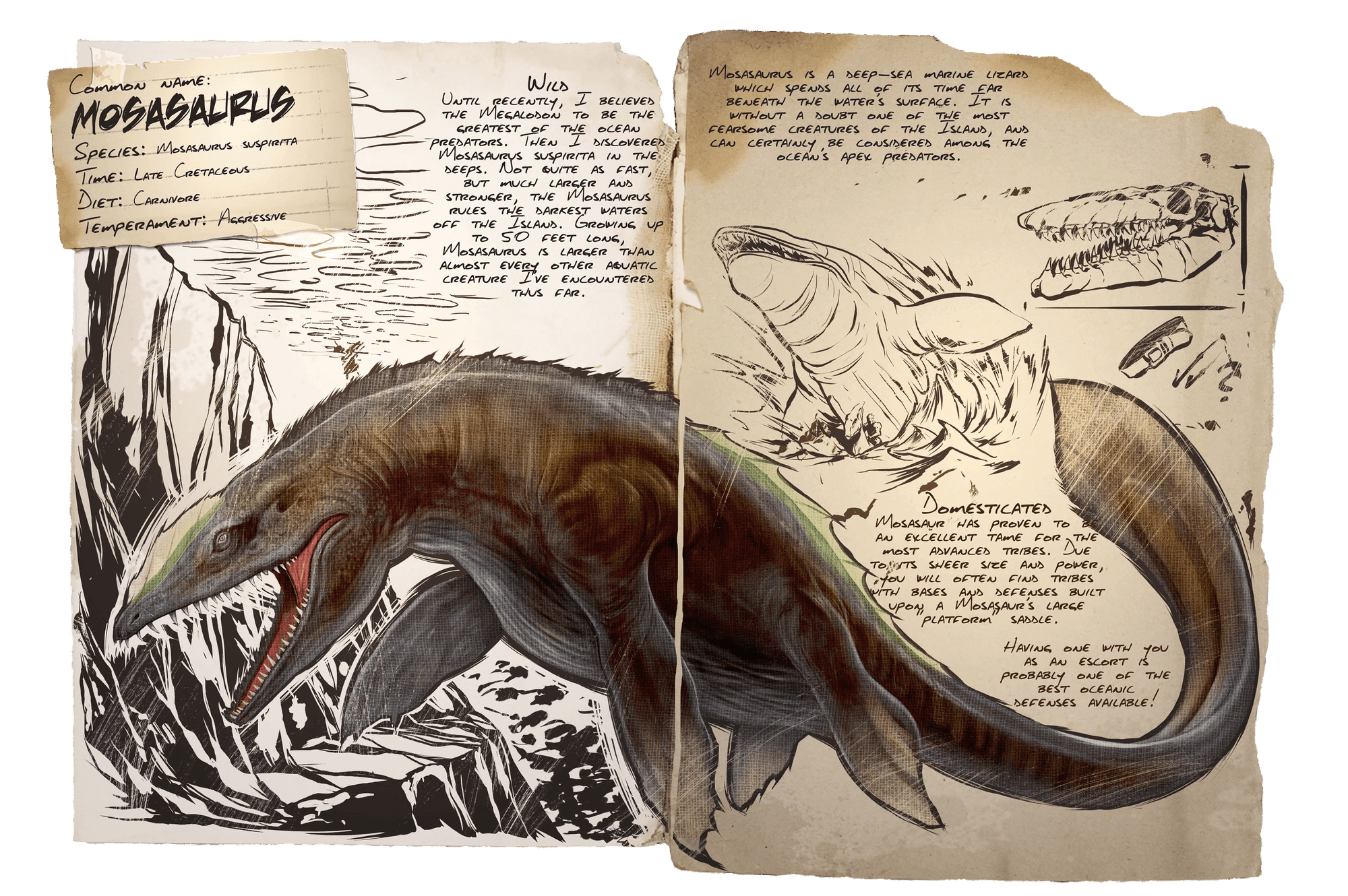 picture Where Do Mosasaurus Spawn Ark ark wiki fandom