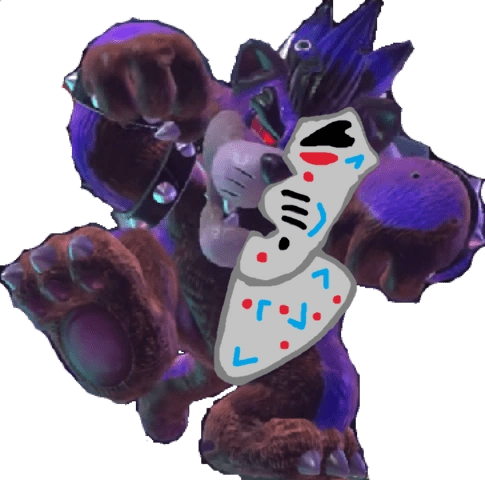 photo Dark Meowser Jr dark cyborg meowser bowser double 7