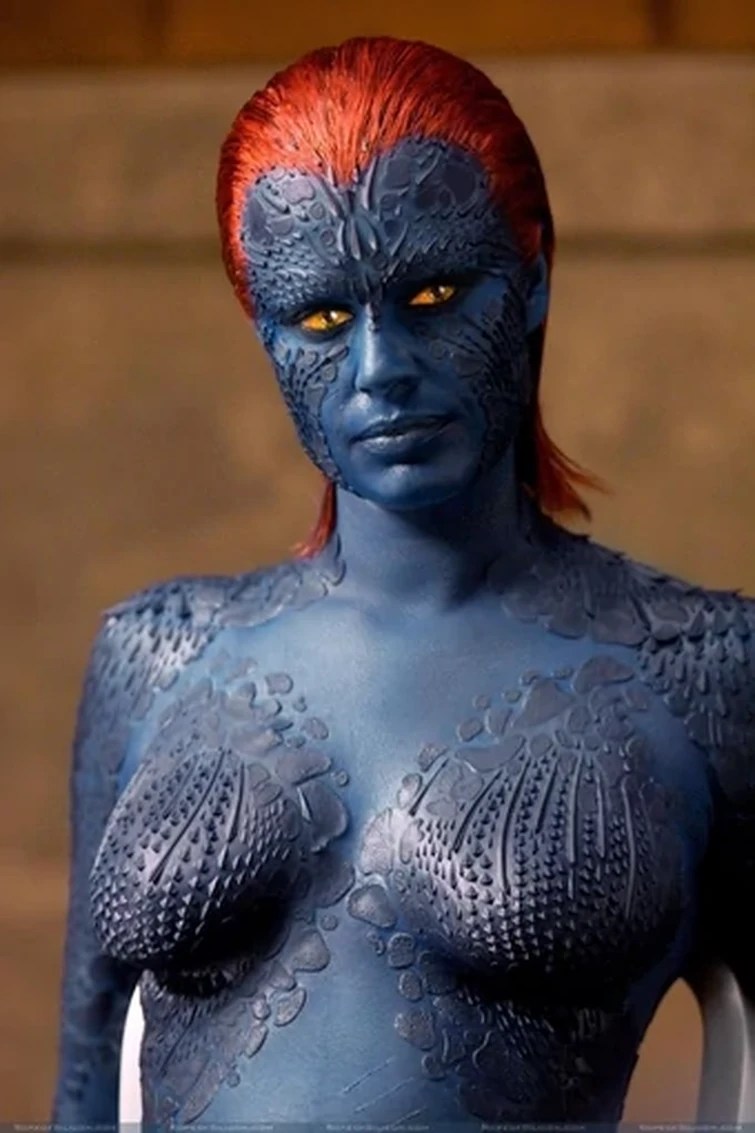 I always wanted to do the nude Mystique cosplay and finally did it! This  project took more than a year! [Marvel] (ZoeVolf) : rrule34