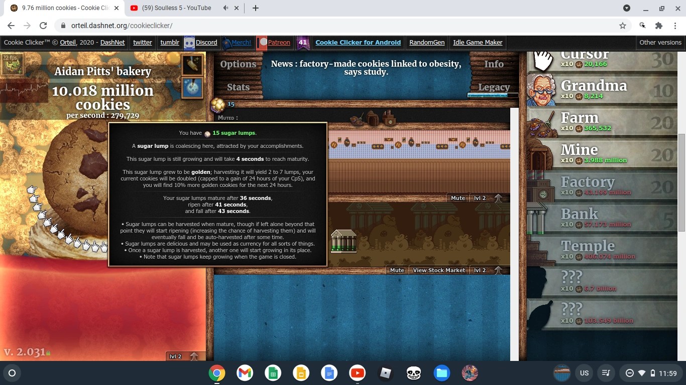 I Was Supposed To Get A Golden Sugar Lump But I Got A Normal One It Also Is Not Discrepancy Issues Cookieclicker Jan 13 2021 Hence we present a quick and handy guide of all the significant cookie clicker cheats that you can use to build your production in the Game.