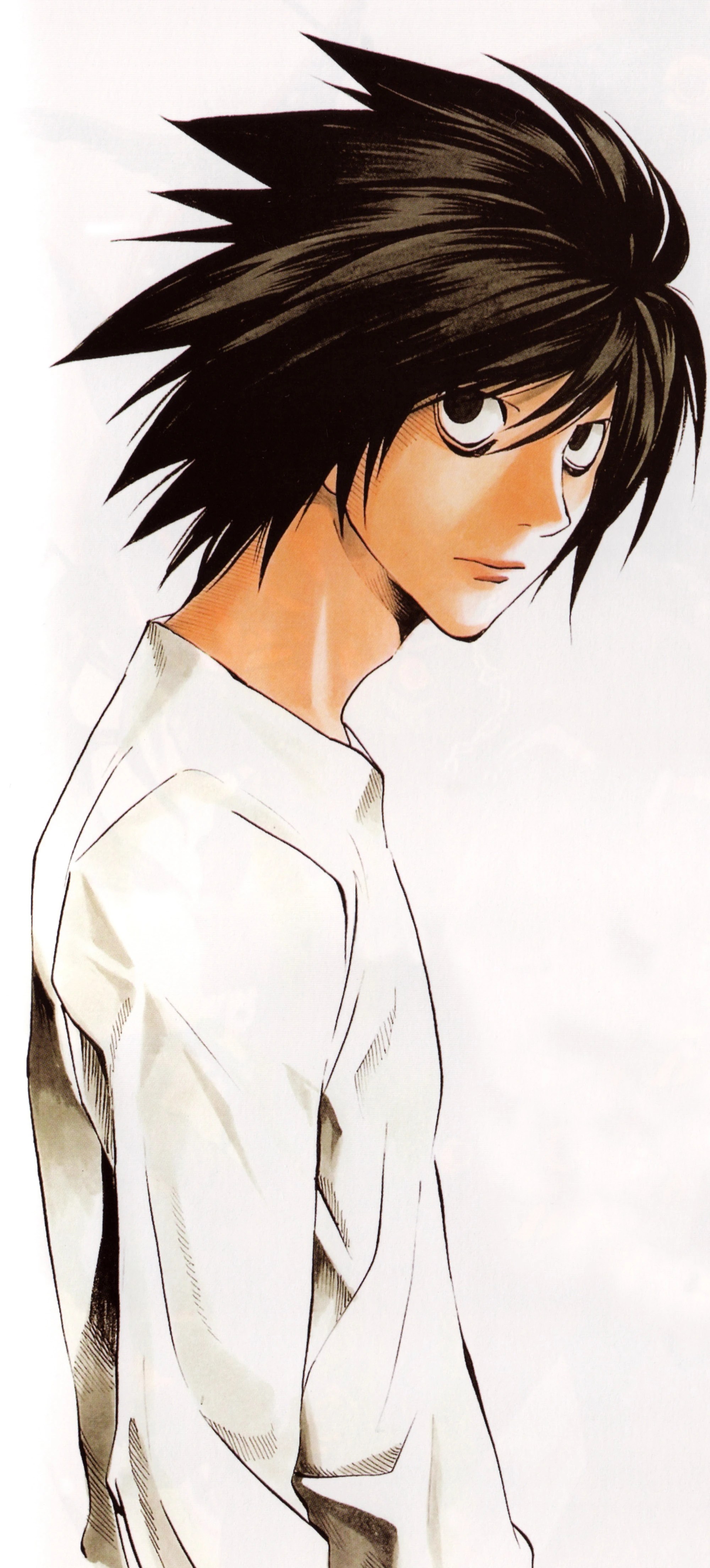 pic L Lawliet Manga Cute l character death note wiki fandom