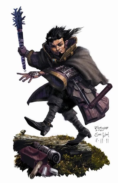 picture Male D&D Gnome Bard rock gnome dungeons dragons lore
