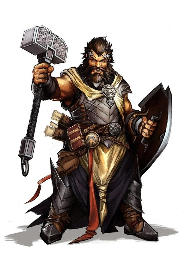 pics Dwarf Warhammer 5E cleric dwarven renderrs dnd