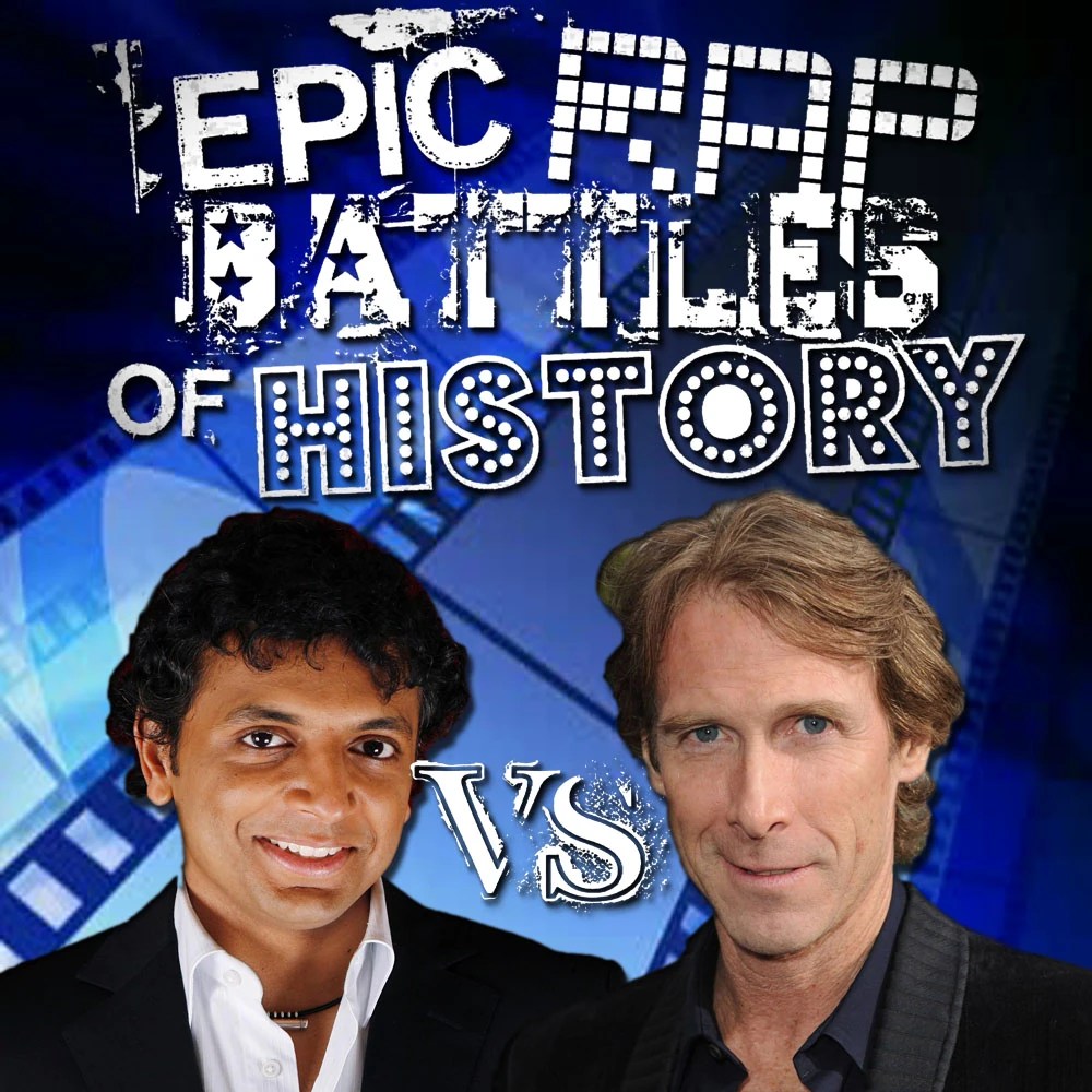 The man who heard voices: User Blog Tkid115 M Night Shyamalan Vs Michael Bay 115 Rap Battles Season 2 Epic Rap Battles Of History Wiki Fandom