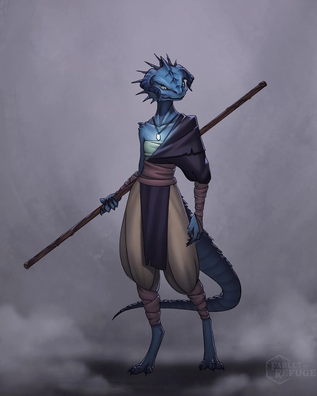 photo Dnd Dragonborn Monk tazu fables dungeons dragons wiki