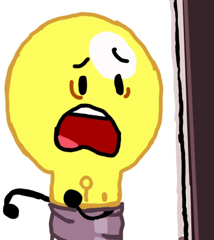 Lightbulb made the mistake of looking at art on tumblr 😔
