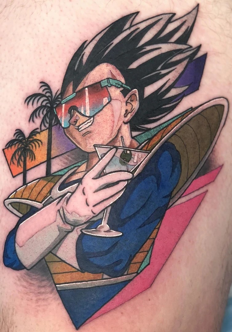 Dragon Ball Z Tattoo Stencil