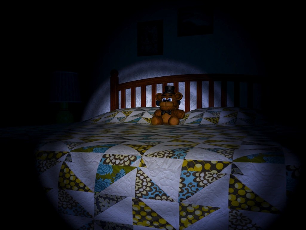 pics Nightmare Freddy Plush Fnaf 4 bed five nights at freddy s wiki fandom