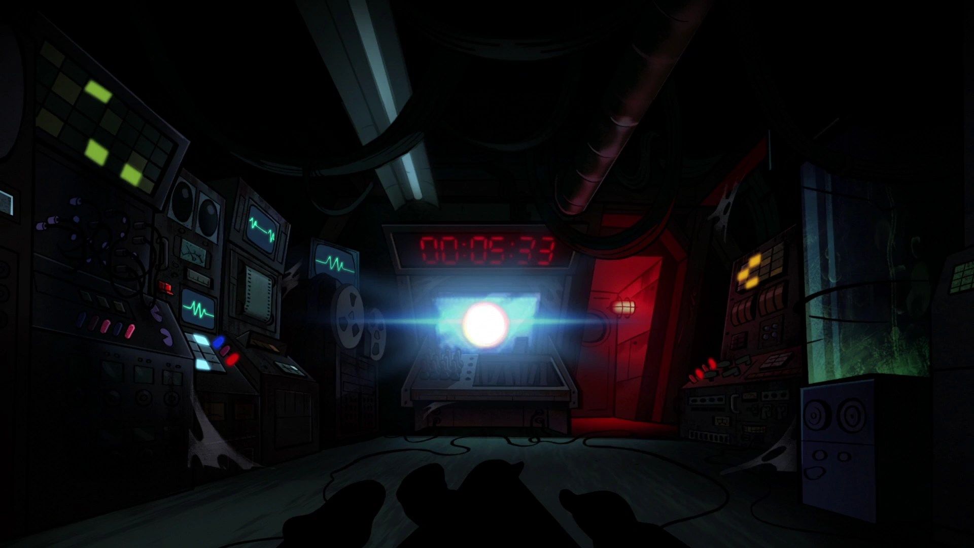photo Gravity Falls Background Room underground laboratory gravity falls