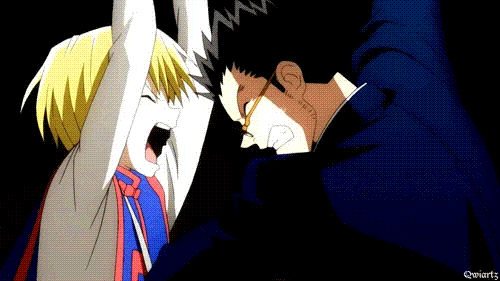 images Kurapika And Leorio Gif leopika hunter x hunter couples wikia