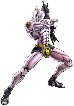 photo Kira Yoshikage Pose With Killer Queen killer queen jojo s bizarre wiki fandom