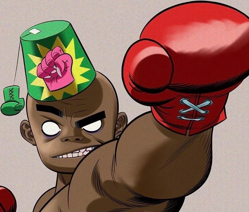 pix Gorillaz Phase 6 Russel russel gorillaz wiki fandom