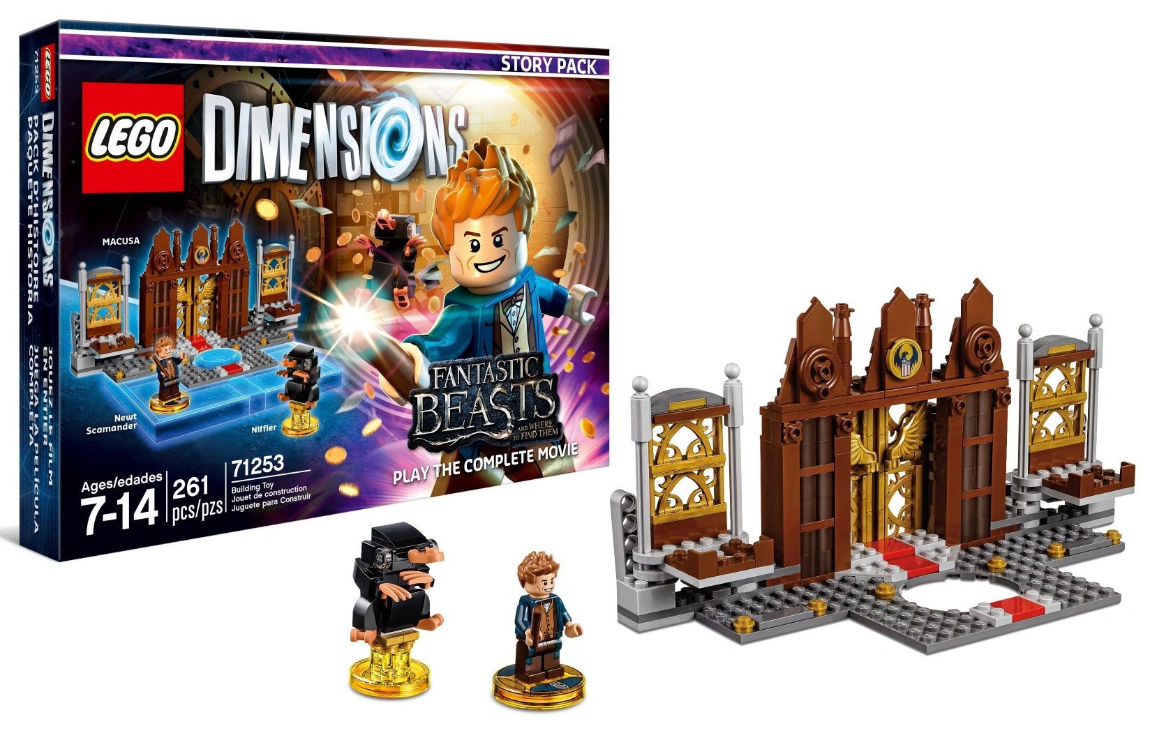 Destroy the two gold objects by the chest to reveal some lego pieces. 71253 Story Pack Lego Dimensions Wiki Fandom