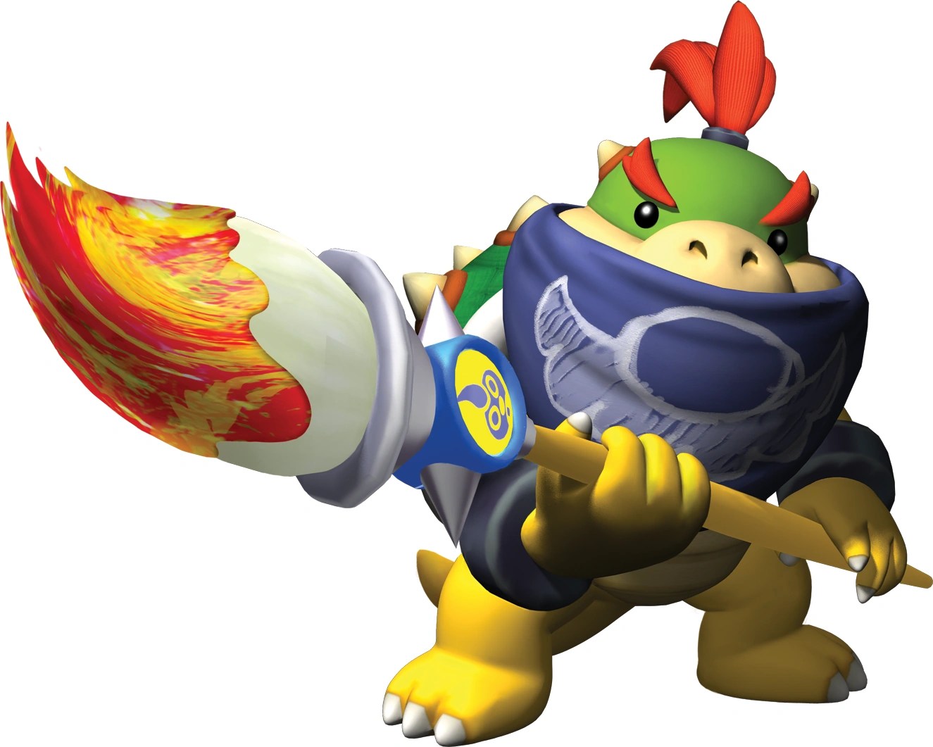 photo Bowser Jr Paintbrush Bowser's Fury bowser jr mariowiki fandom