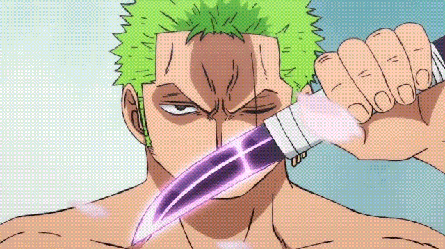photo One Piece Zoro Wano Gif kawaken my hero academia role play