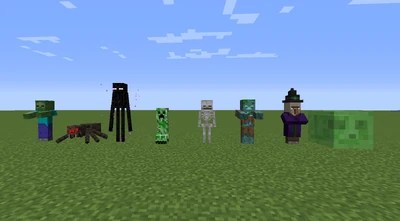 wallpapers All Neutral Mobs In Minecraft mob official minecraft wiki