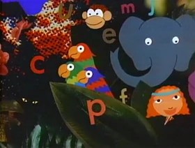 Every letter from a to y leads them on an animated alphabet . Alphabet Jungle Muppet Wiki Fandom